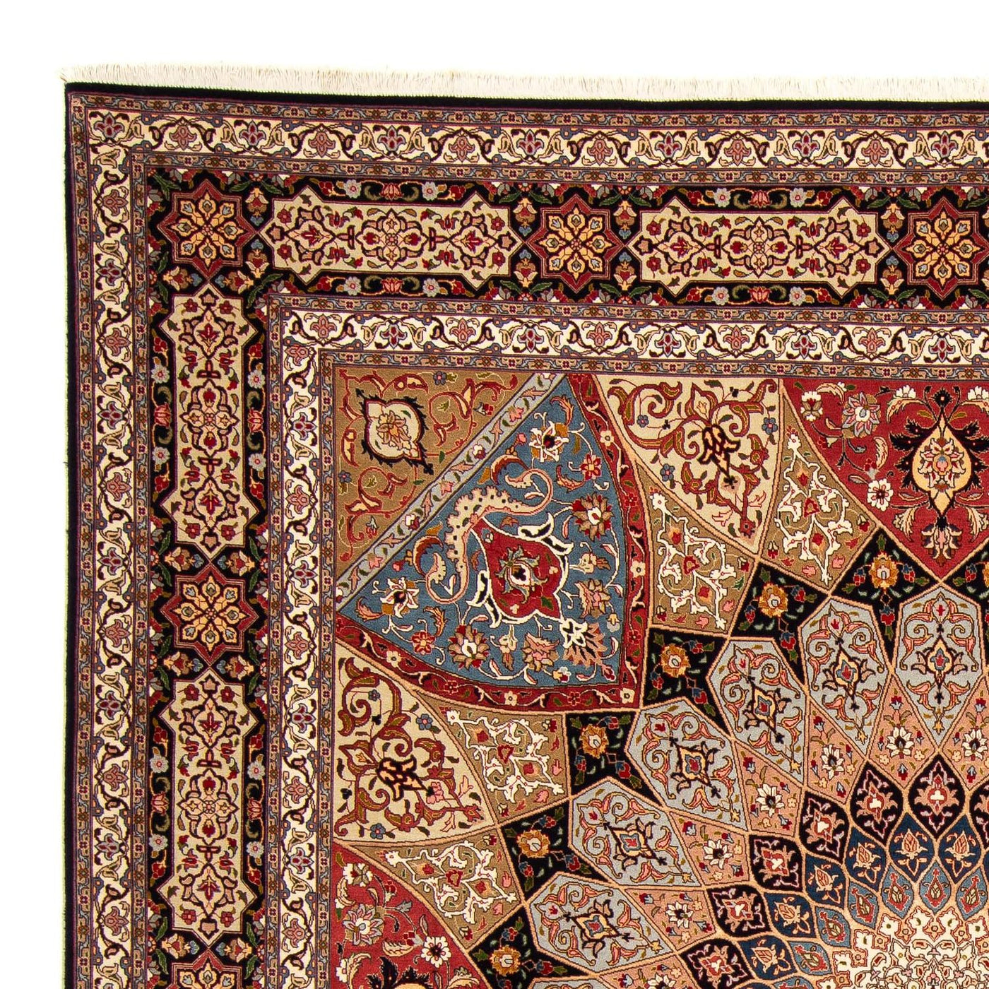 Tappeto Persero - Tabriz - Reale quadrato  - 264 x 252 cm - marrone chiaro