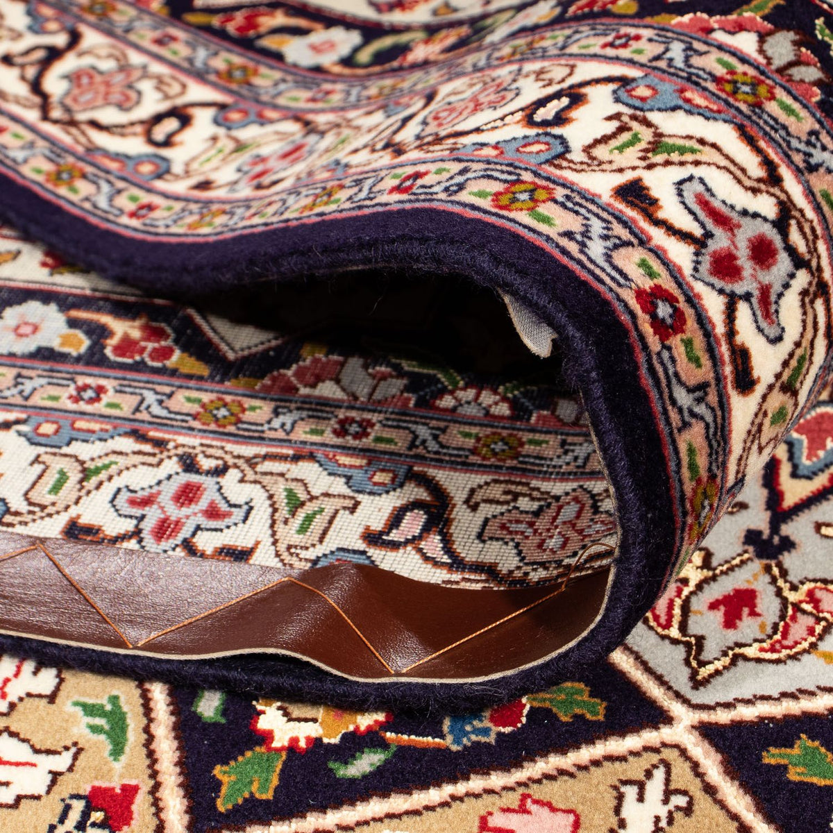 Tappeto Persero - Tabriz - Reale quadrato  - 264 x 252 cm - marrone chiaro