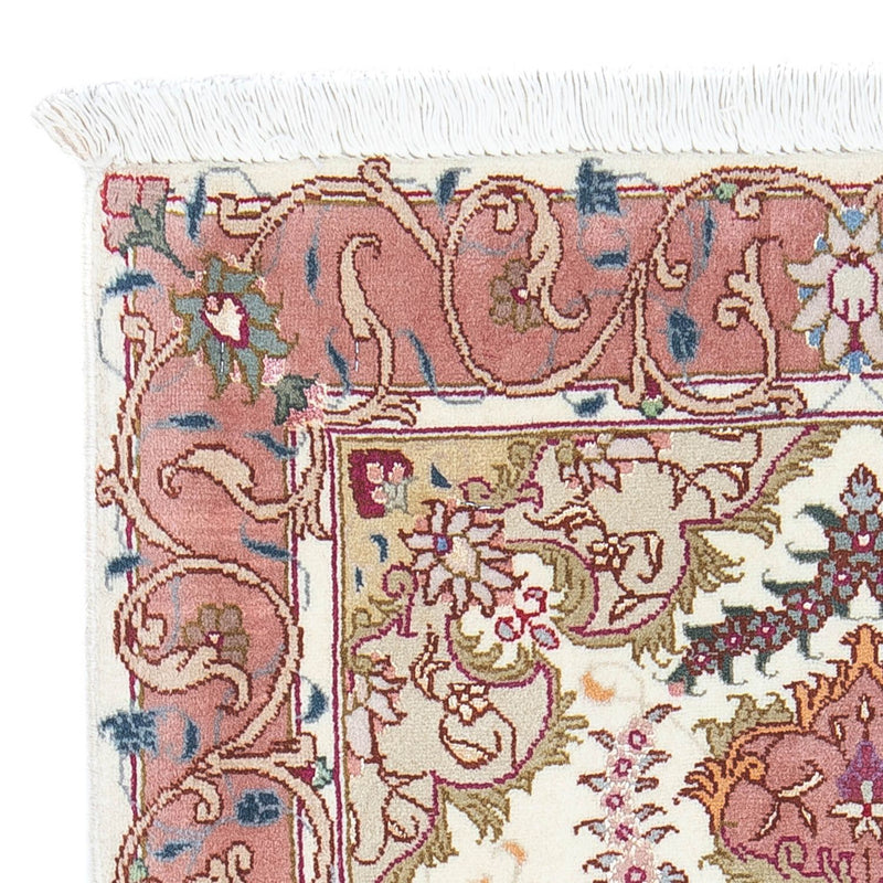 Tappeto Persero - Tabriz - Reale - 88 x 60 cm - beige