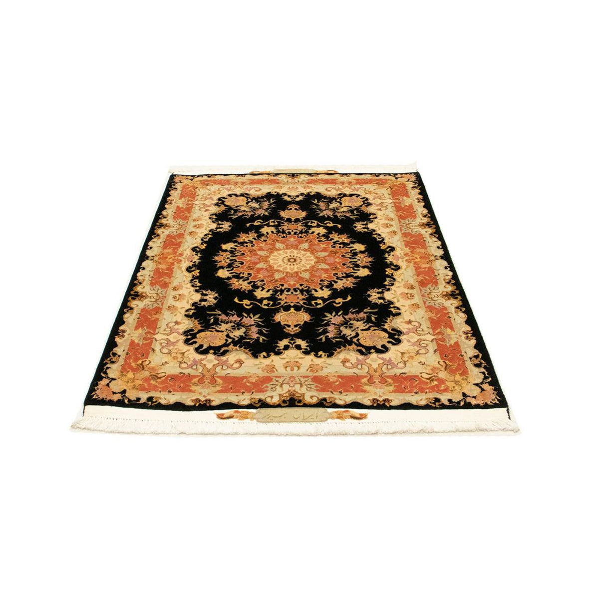 Tappeto Persero - Tabriz - Reale - 138 x 101 cm - nero