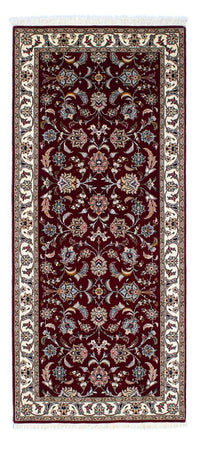 Tappeto corsia Tappeto Persero - Tabriz - Reale - 205 x 88 cm - rosso scuro