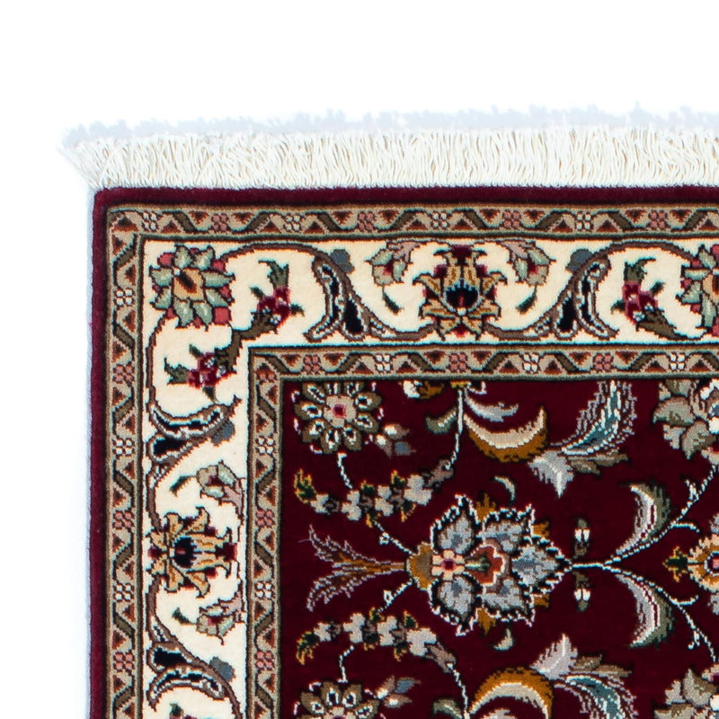 Tappeto corsia Tappeto Persero - Tabriz - Reale - 205 x 88 cm - rosso scuro