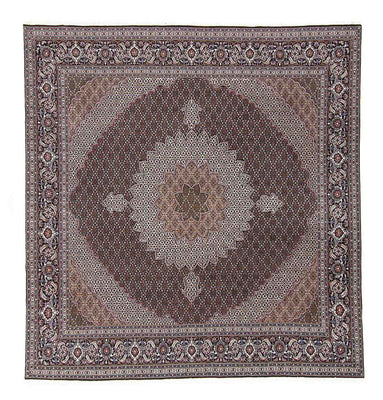 Tappeto Persero - Tabriz - Reale quadrato  - 305 x 299 cm - multicolore