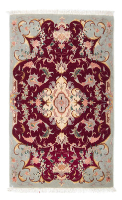 Tappeto Persero - Tabriz - Reale - 96 x 58 cm - rosso scuro