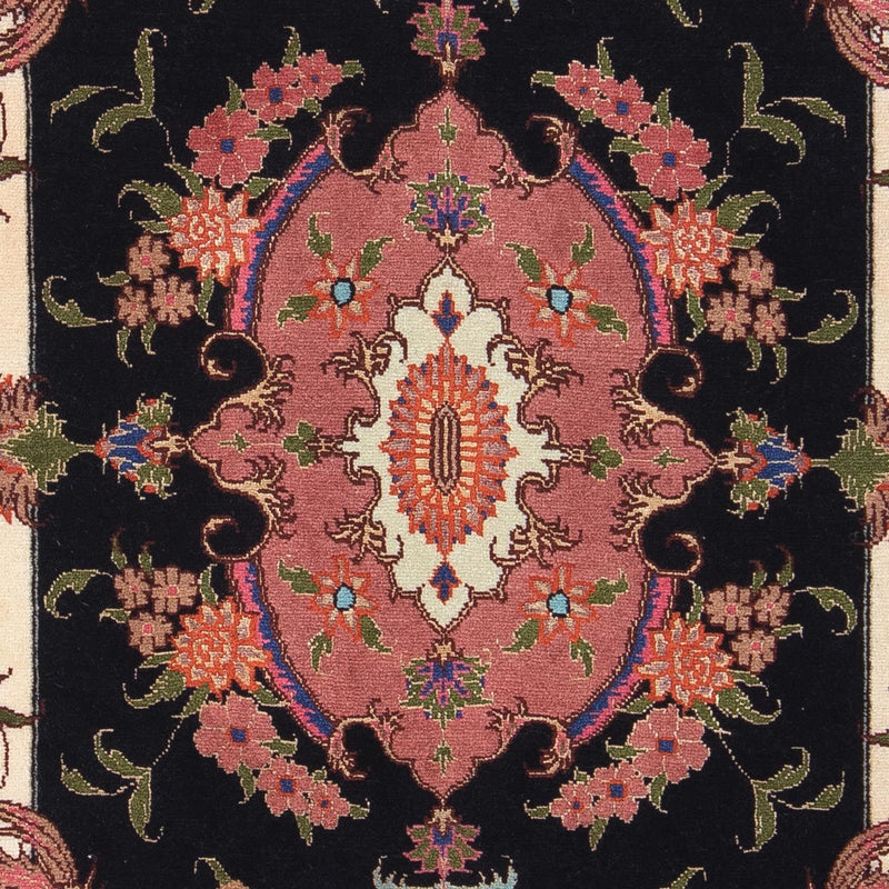 Tappeto Persero - Tabriz - Reale - 90 x 60 cm - blu scuro