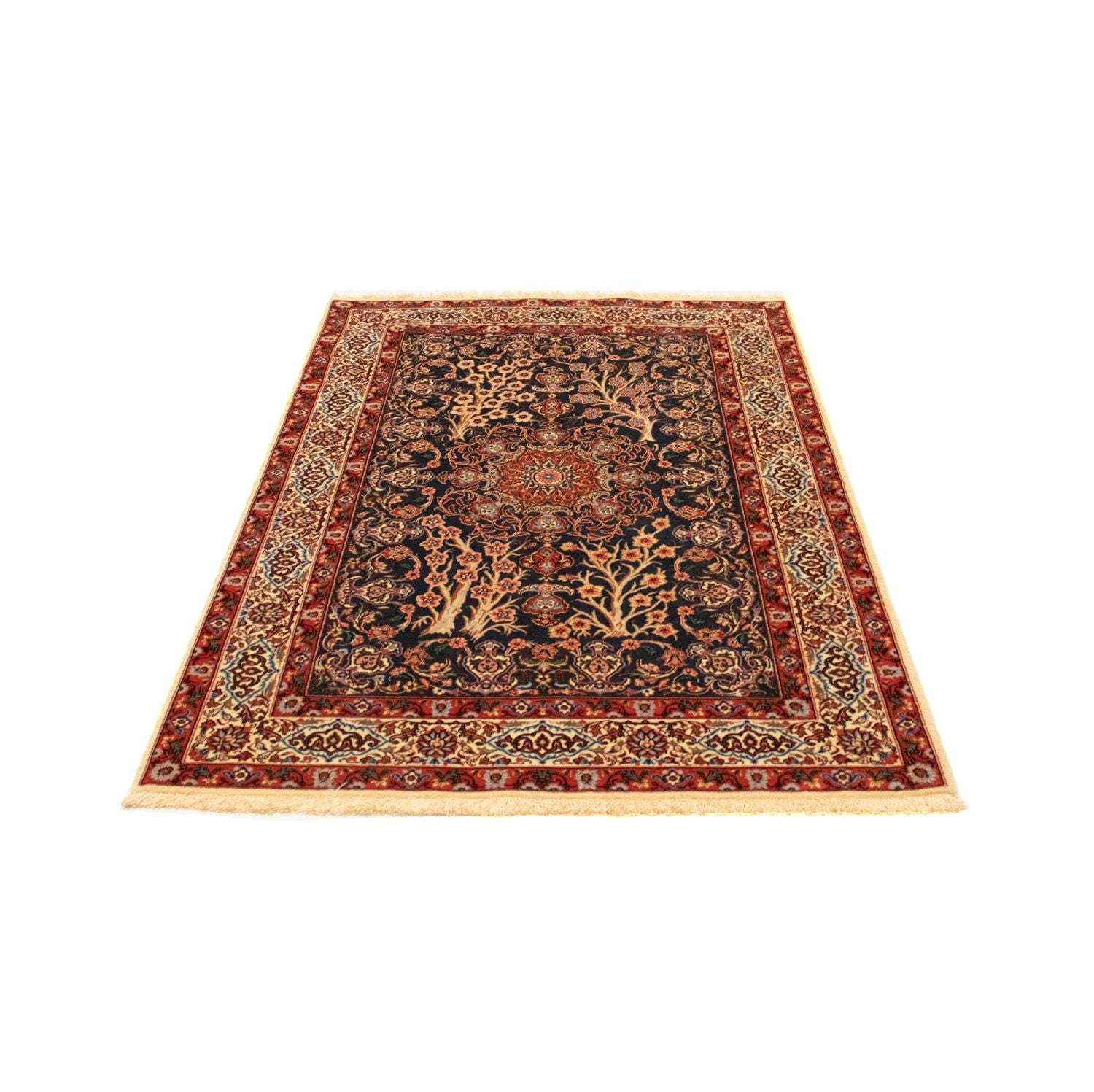 Tappeto Persero - Isfahan - Premio - 155 x 103 cm - nero