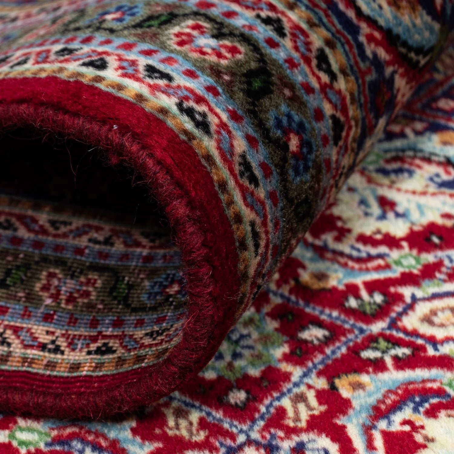 Tappeto Persero - Tabriz - Reale - 292 x 210 cm - rosso scuro