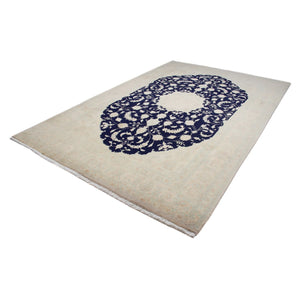 Tappeto Persero - Nain - 300 x 197 cm - blu scuro