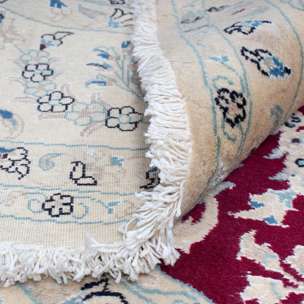 Tappeto Persero - Nain rotondo  - 295 x 295 cm - rosso scuro