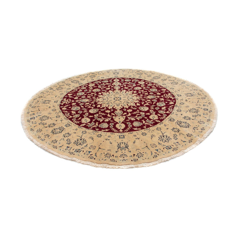 Tappeto Persero - Nain rotondo  - 242 x 242 cm - rosso scuro
