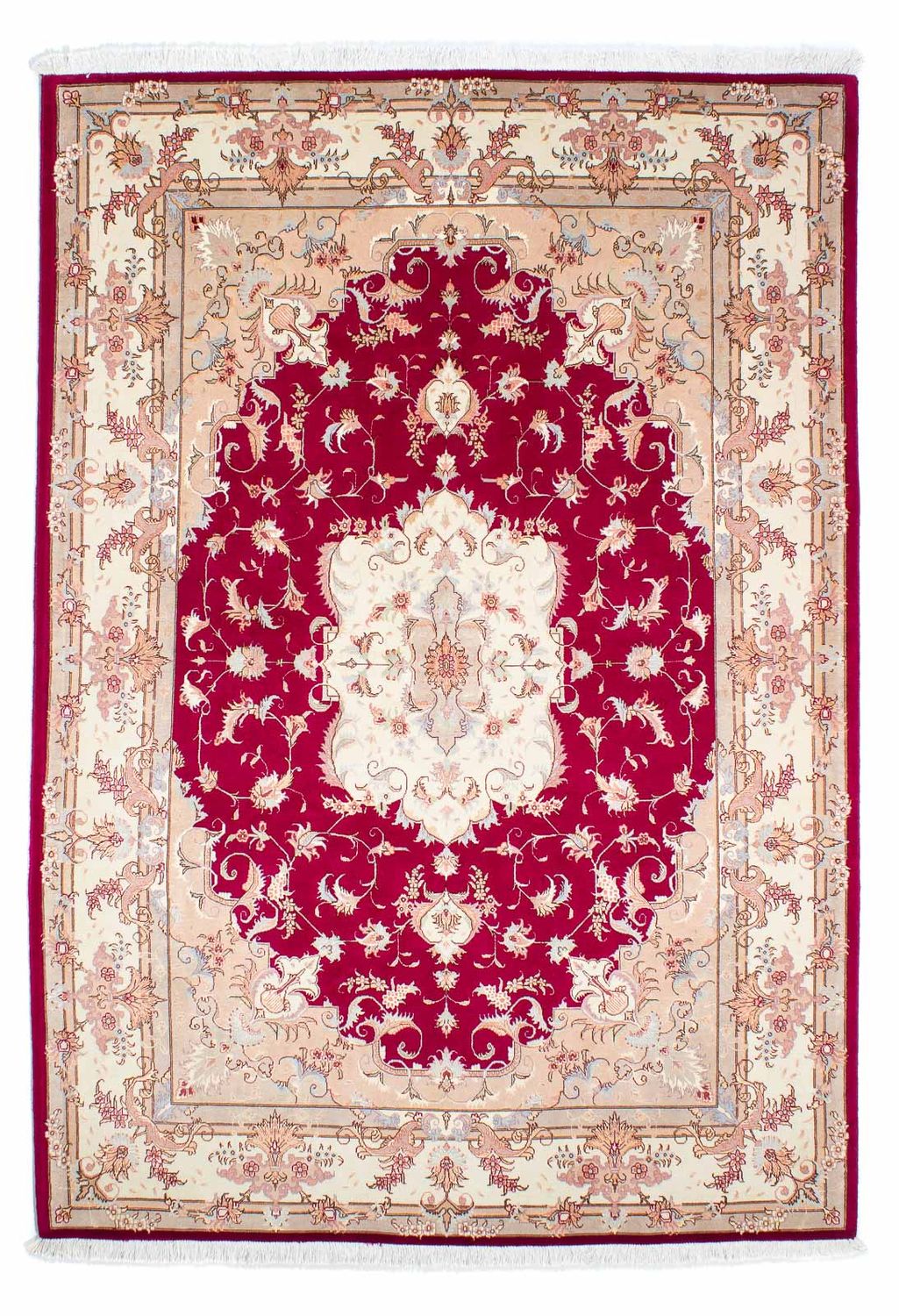 Tappeto Persero - Tabriz - Reale - 235 x 164 cm - rosso