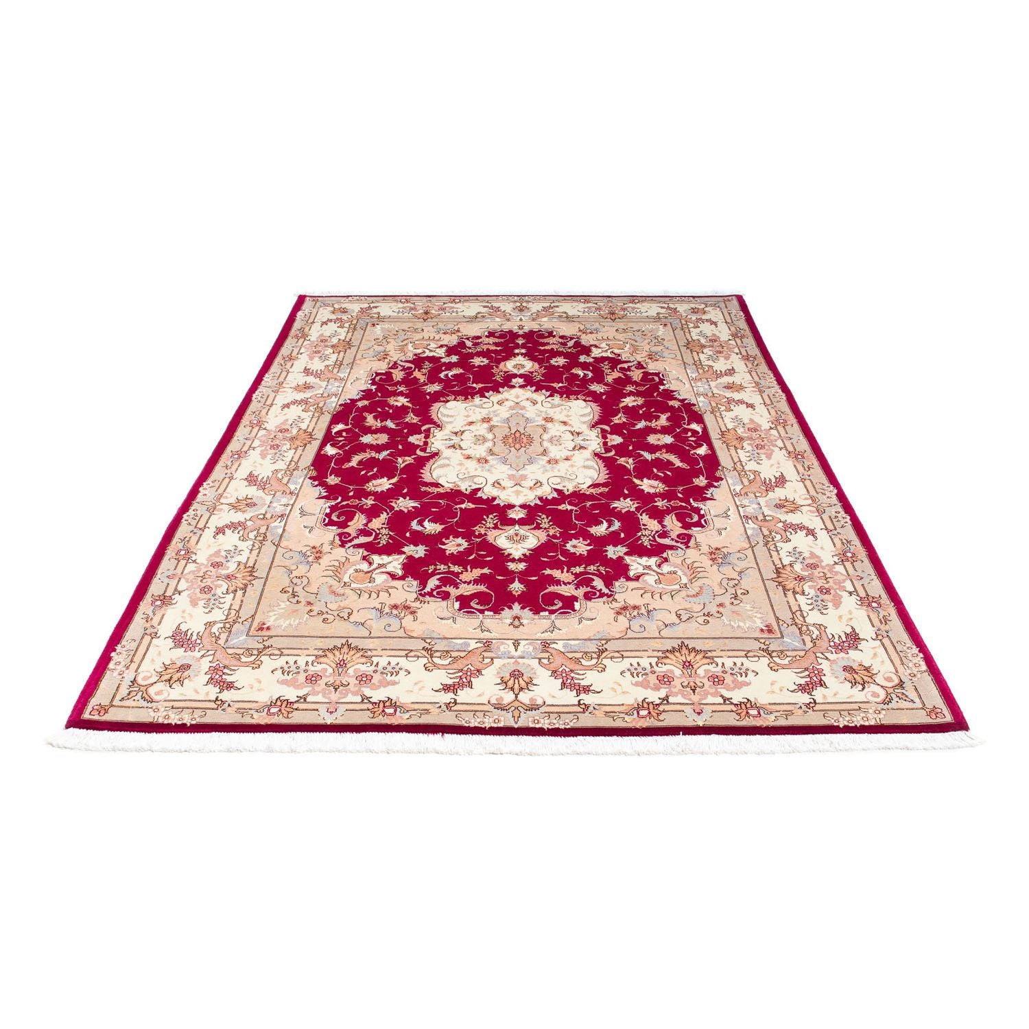 Tappeto Persero - Tabriz - Reale - 235 x 164 cm - rosso