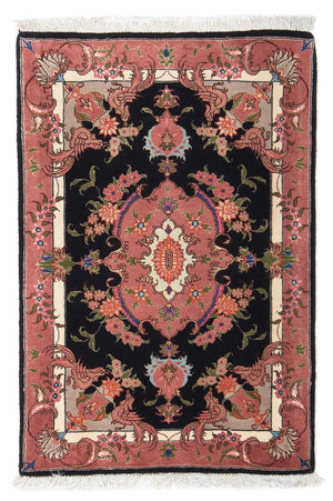 Tappeto Persero - Tabriz - Reale - 90 x 60 cm - blu scuro