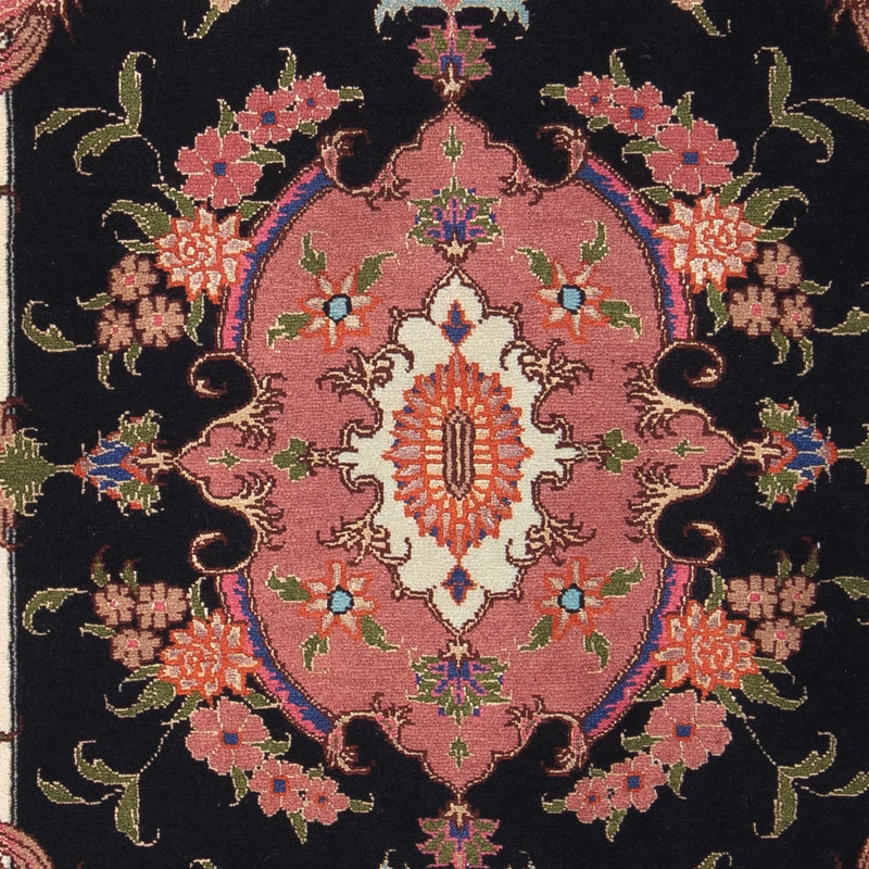 Tappeto Persero - Tabriz - Reale - 90 x 60 cm - blu scuro