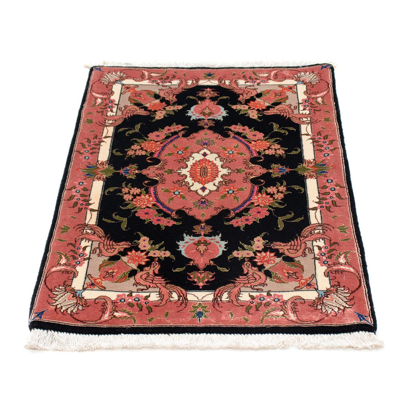 Tappeto Persero - Tabriz - Reale - 90 x 60 cm - blu scuro