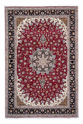 Tappeto Persero - Tabriz - Reale - 318 x 205 cm - rosso scuro