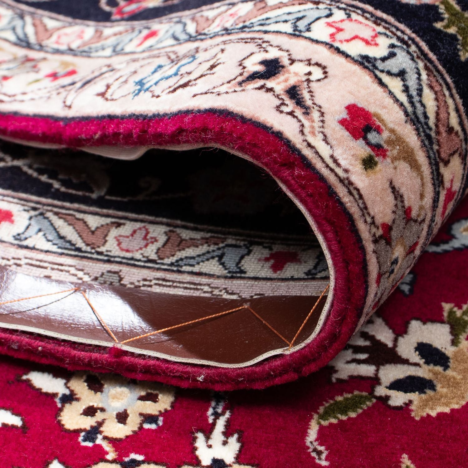Tappeto Persero - Tabriz - Reale - 318 x 205 cm - rosso scuro