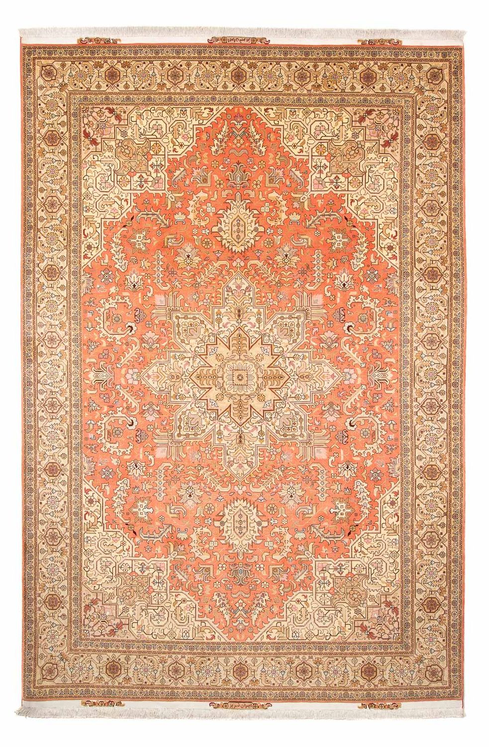 Tappeto Persero - Tabriz - Reale - 312 x 202 cm - rosso chiaro