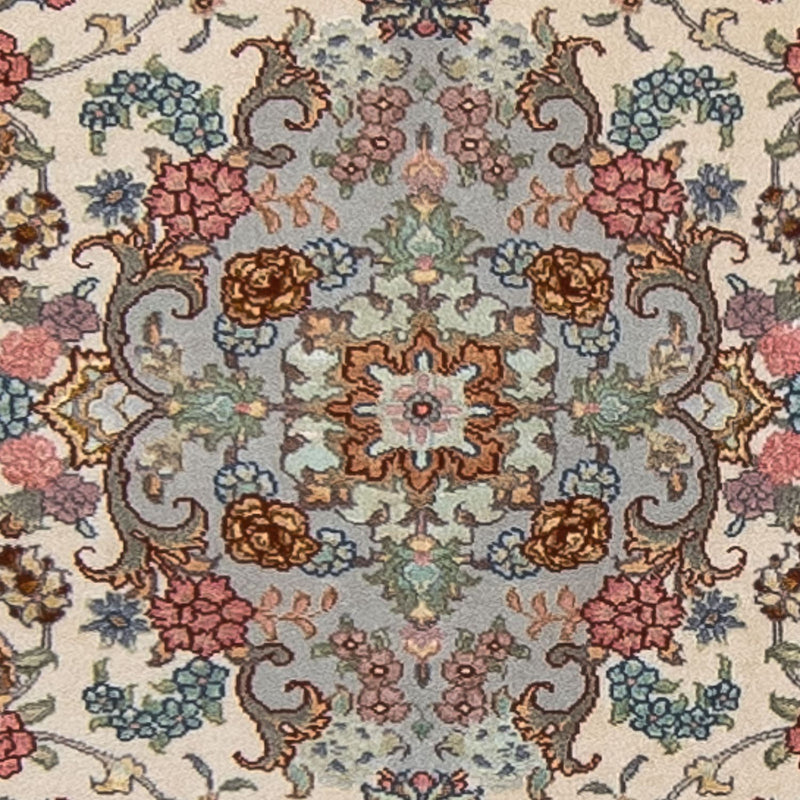 Tappeto corsia Tappeto Persero - Tabriz - Reale - 355 x 92 cm - beige