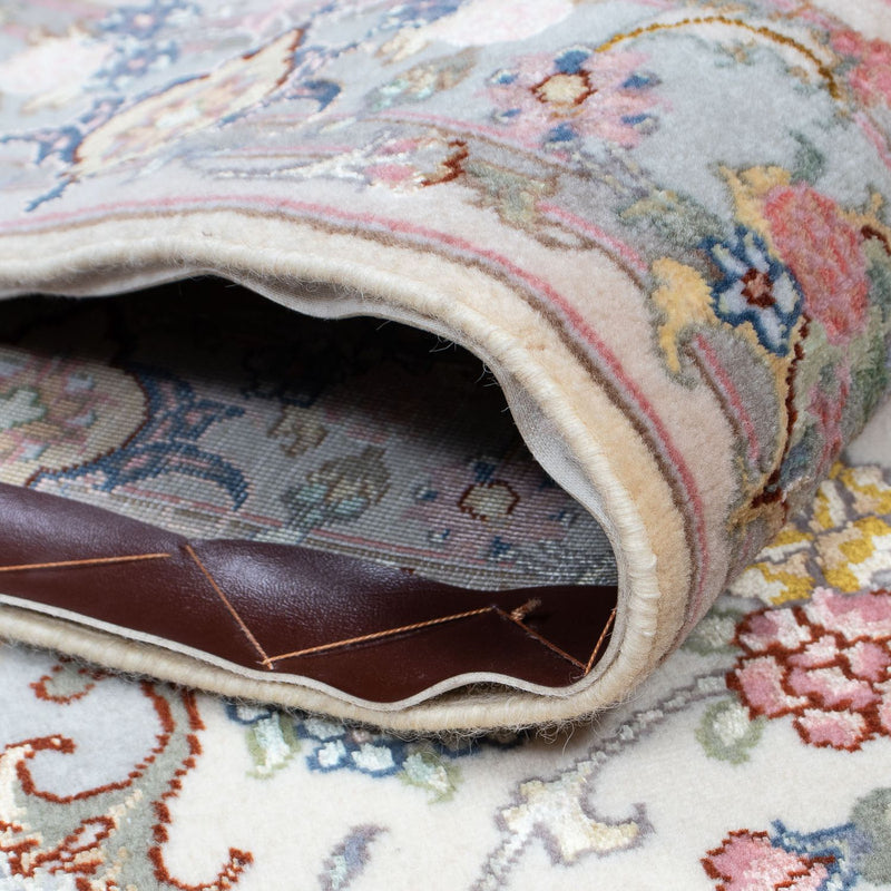 Tappeto corsia Tappeto Persero - Tabriz - Reale - 355 x 92 cm - beige
