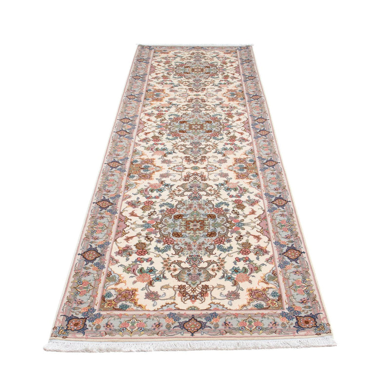 Tappeto corsia Tappeto Persero - Tabriz - Reale - 355 x 92 cm - beige