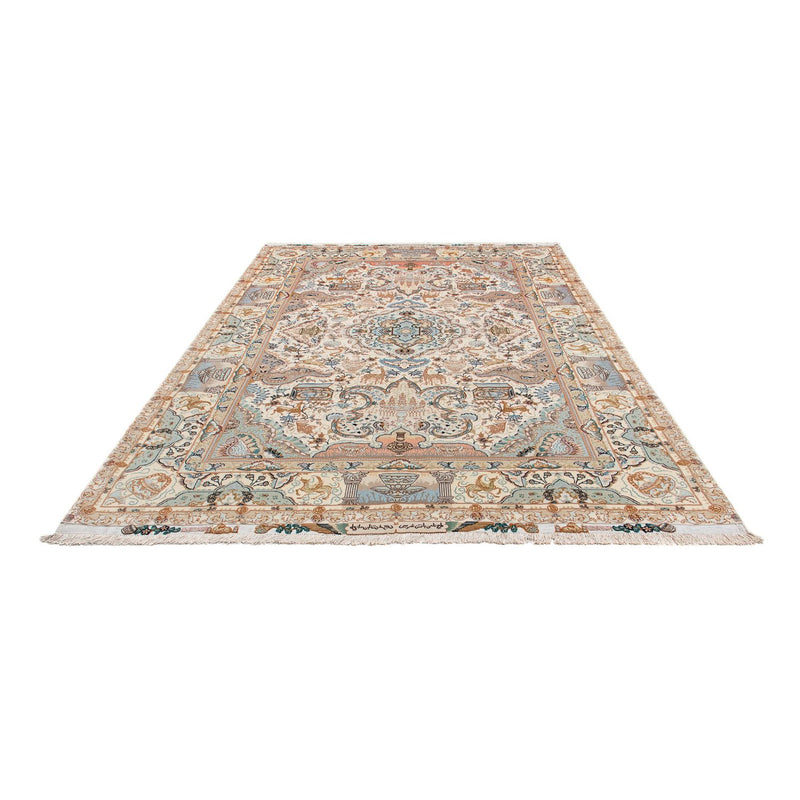 Tappeto Persero - Tabriz - Premio - 306 x 209 cm - beige