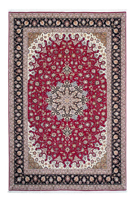 Tappeto Persero - Tabriz - Reale - 316 x 203 cm - rosso scuro