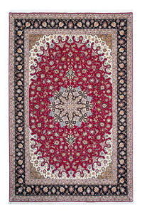 Tappeto Persero - Tabriz - Reale - 316 x 203 cm - rosso scuro