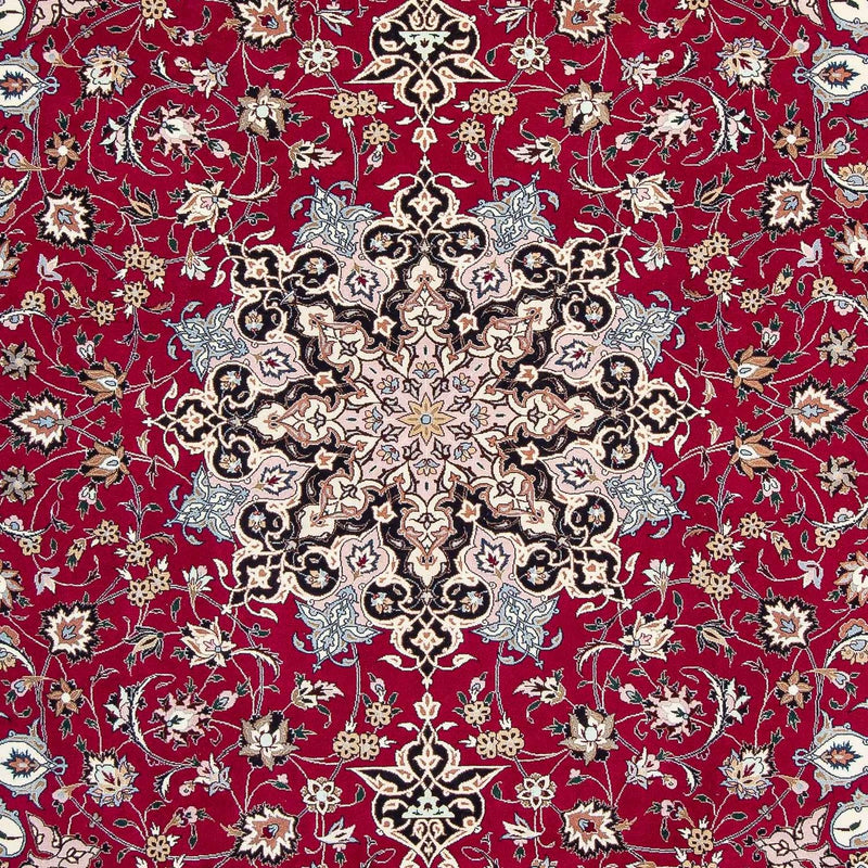 Tappeto Persero - Tabriz - Reale - 316 x 203 cm - rosso scuro