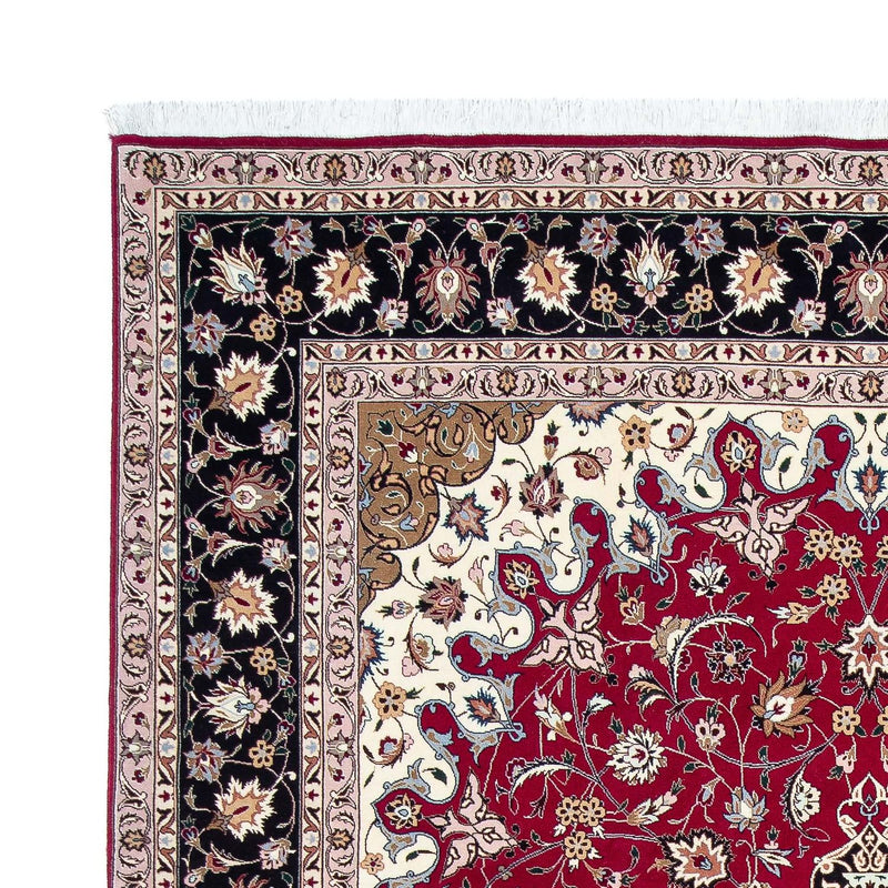 Tappeto Persero - Tabriz - Reale - 316 x 203 cm - rosso scuro