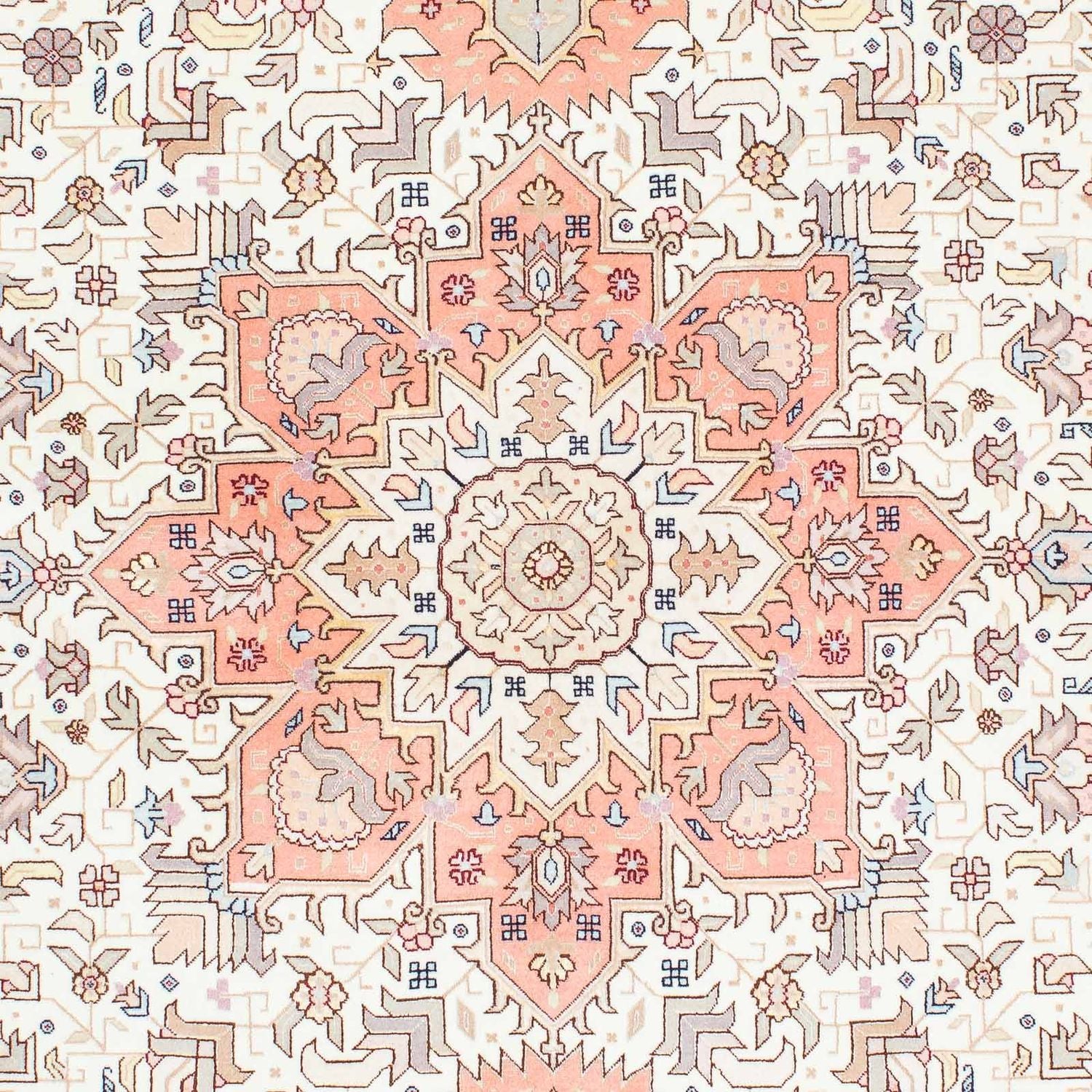 Tappeto Persero - Tabriz - Reale - 216 x 153 cm - beige