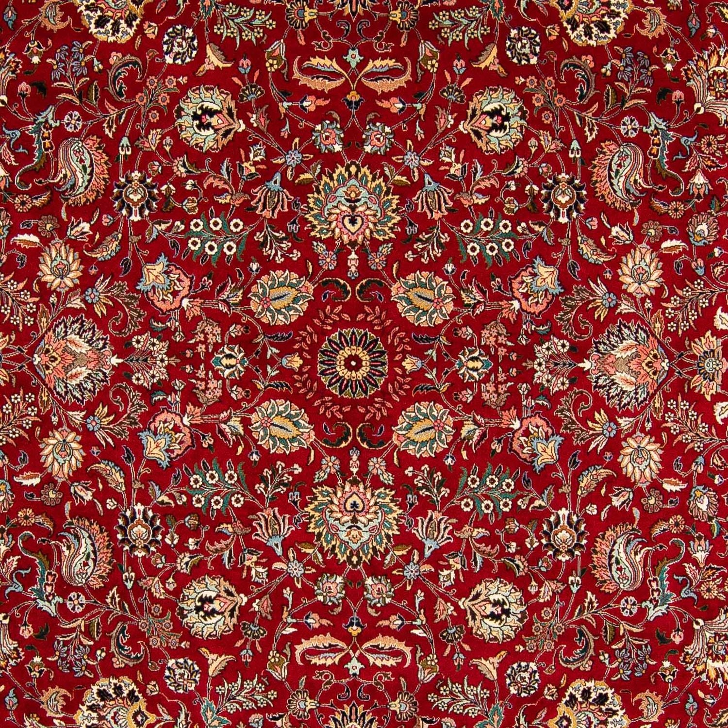 Tappeto Persero - Tabriz - Reale - 388 x 286 cm - rosso scuro