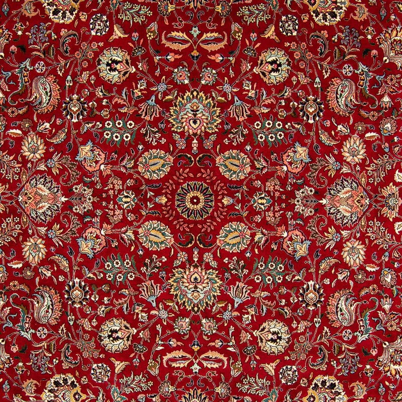 Tappeto Persero - Tabriz - Reale - 388 x 286 cm - rosso scuro