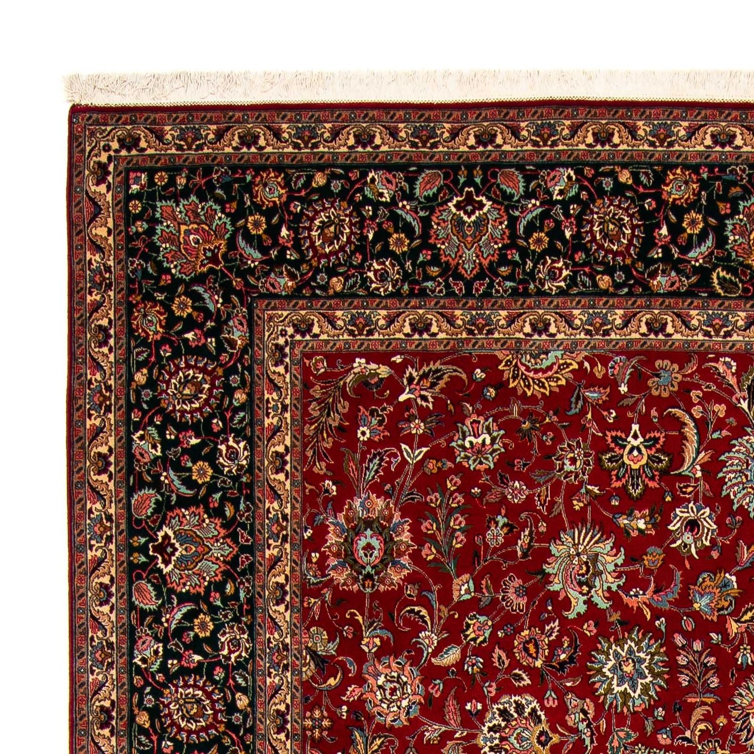 Tappeto Persero - Tabriz - Reale - 388 x 286 cm - rosso scuro