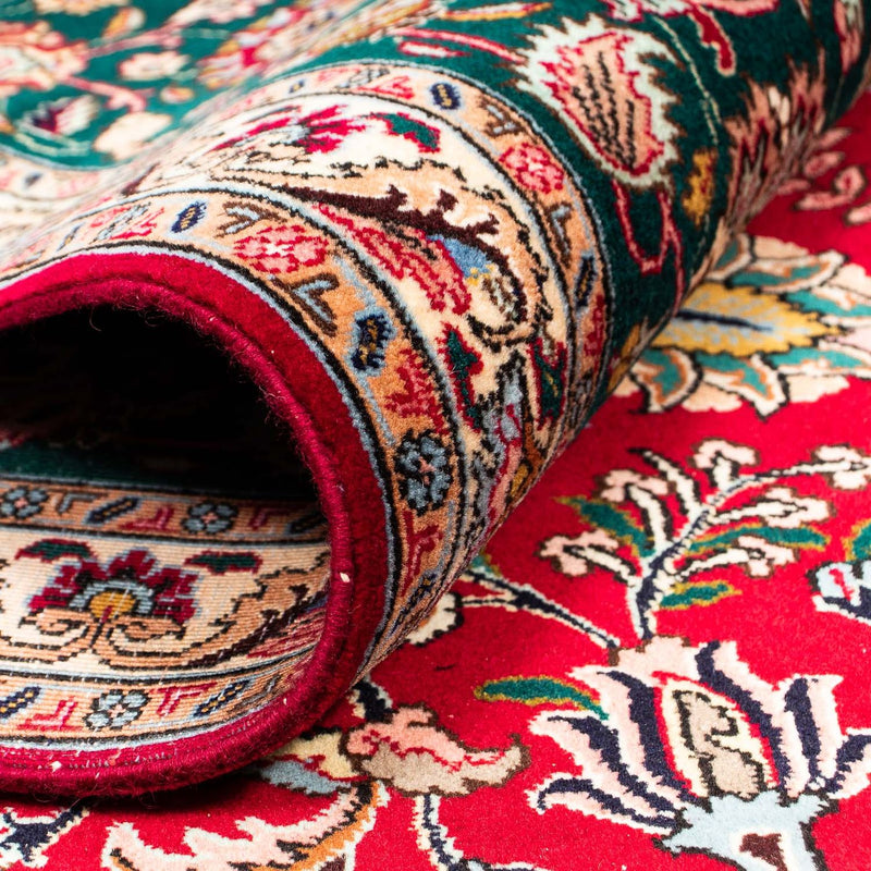 Tappeto Persero - Tabriz - Reale - 388 x 286 cm - rosso scuro