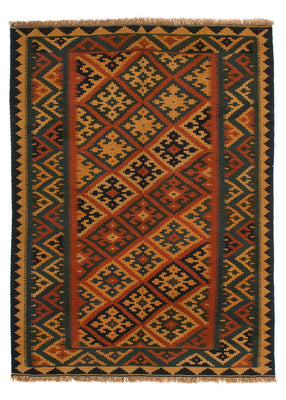 Tappeto Kelim - Orientale - 198 x 148 cm - rosso scuro