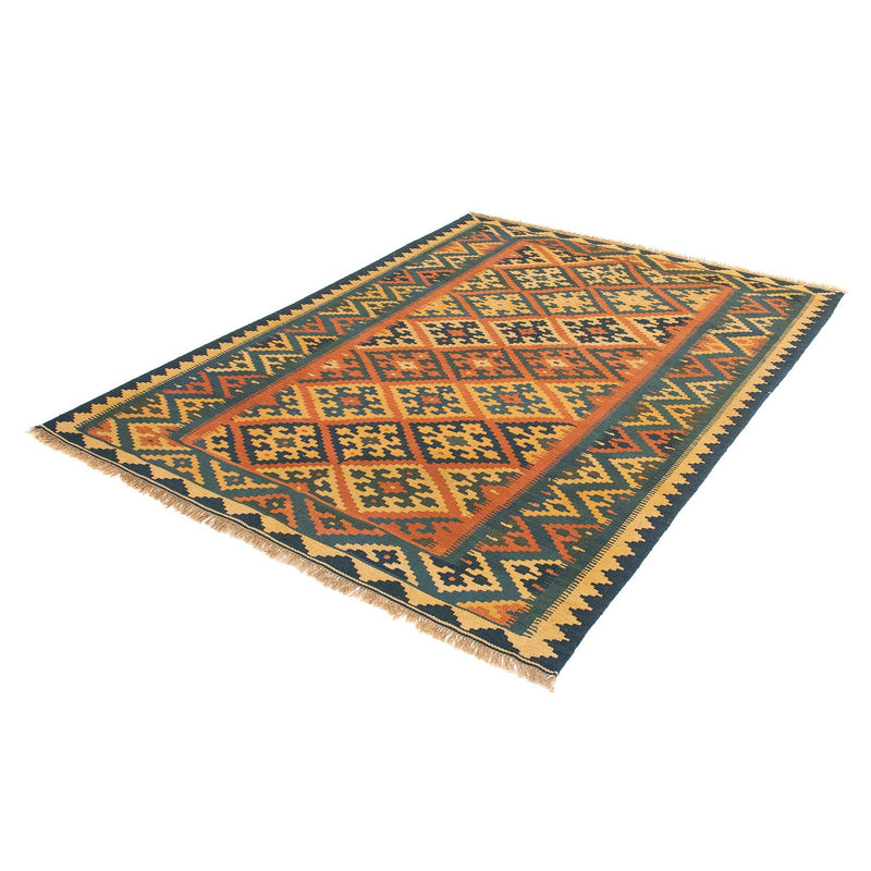 Tappeto Kelim - Orientale - 198 x 148 cm - rosso scuro