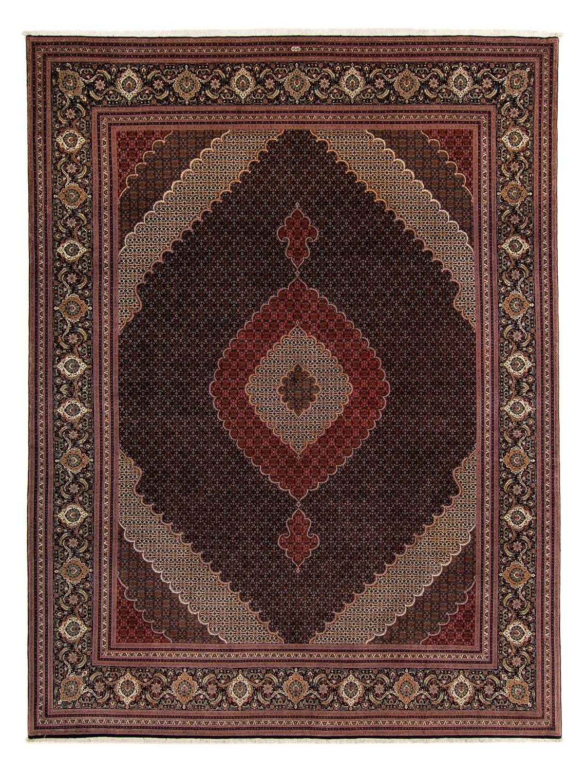 Tappeto Persero - Tabriz - 400 x 304 cm - marrone
