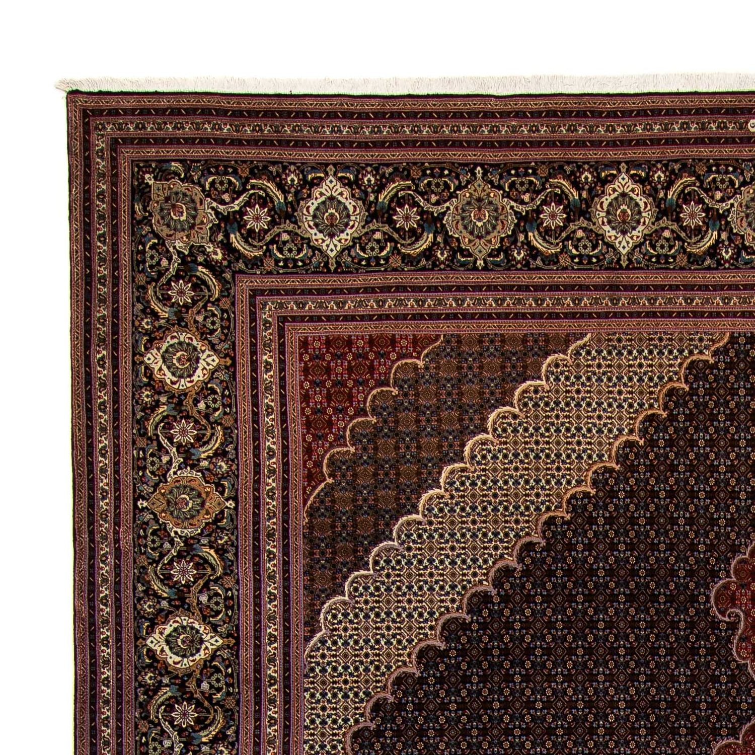 Tappeto Persero - Tabriz - 400 x 304 cm - marrone