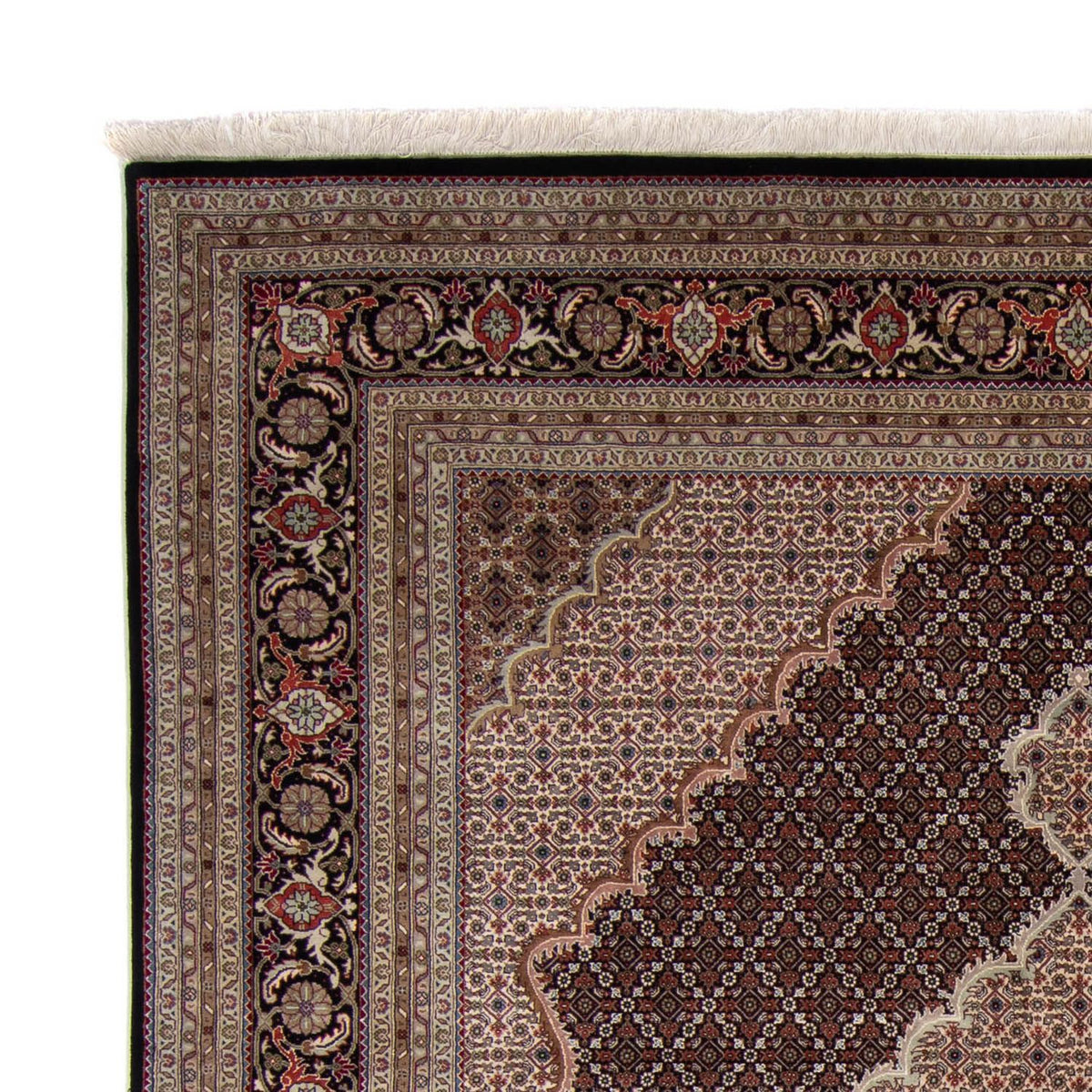 Tappeto Persero - Tabriz - 303 x 249 cm - blu scuro