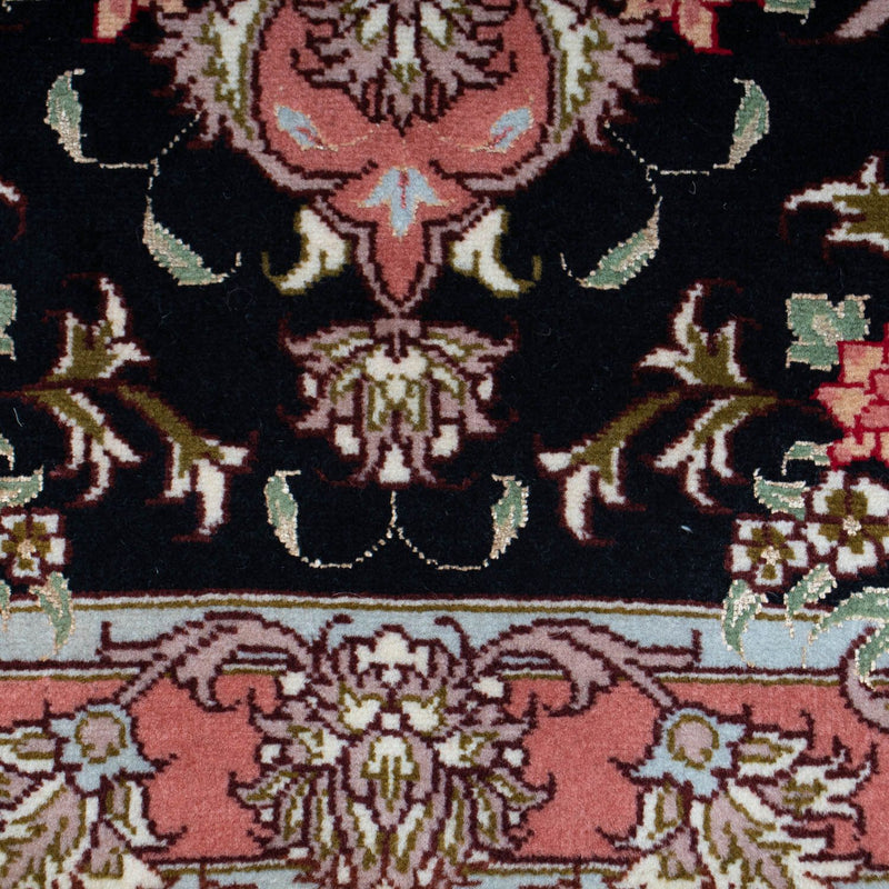 Tappeto Persero - Tabriz - Reale - 90 x 60 cm - blu scuro