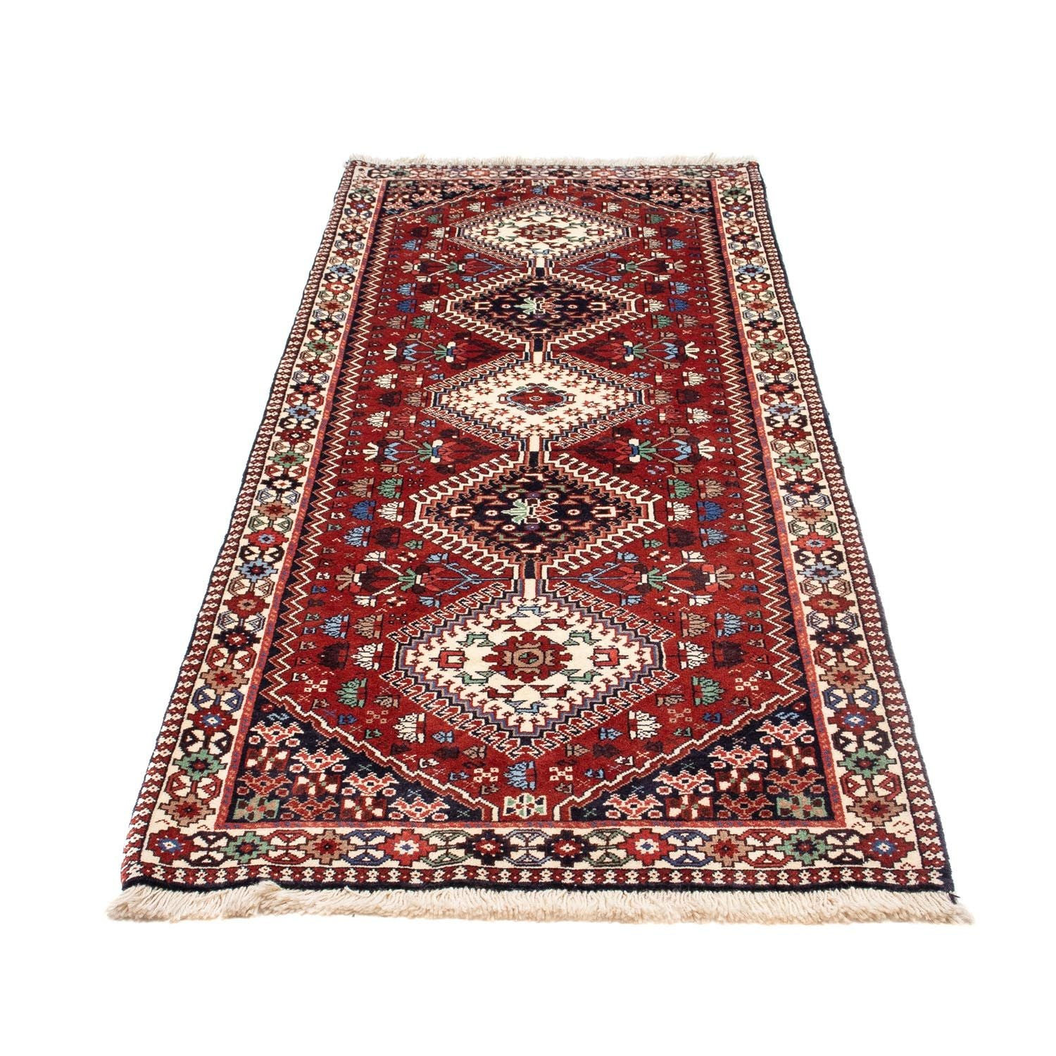 Tappeto corsia Tappeto Persero - Nomade - 211 x 82 cm - rosso scuro