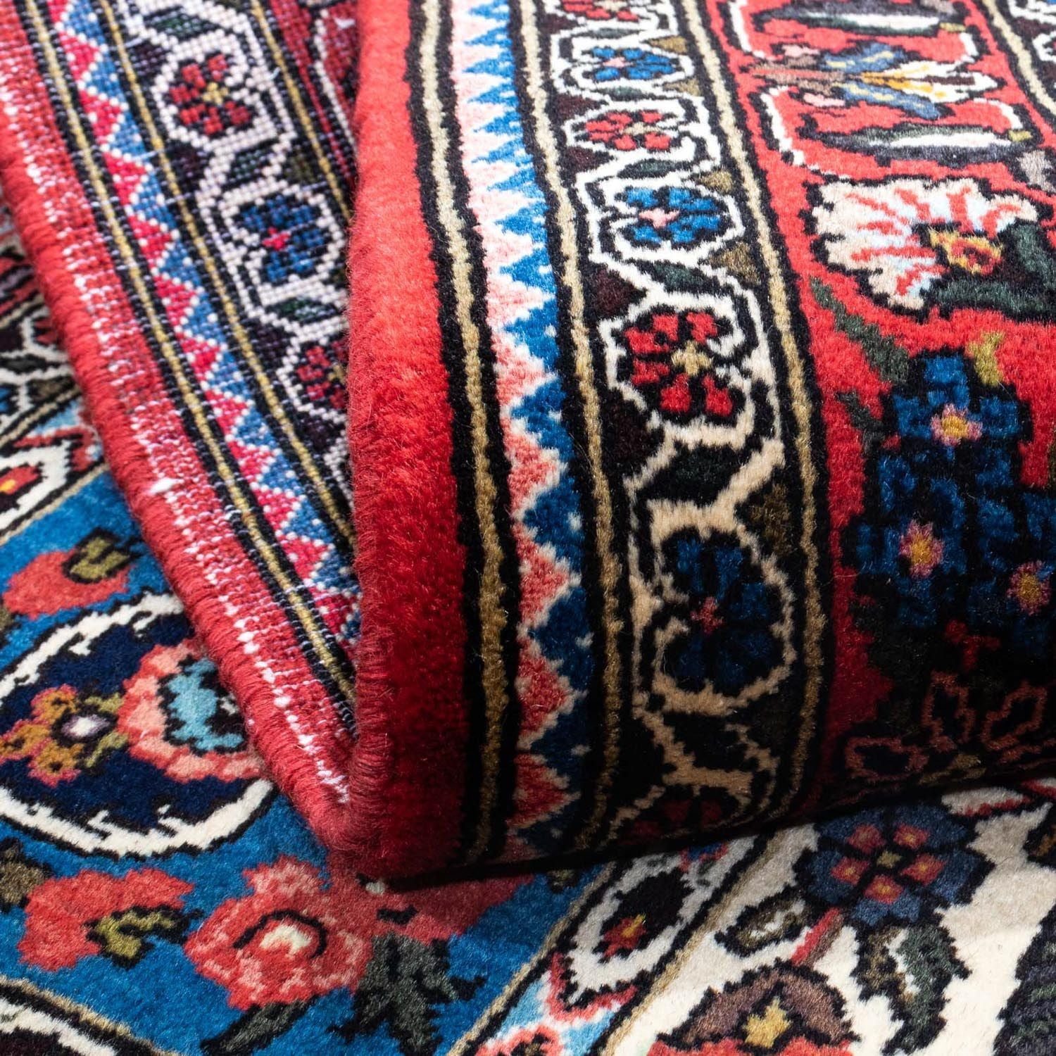 Tappeto Persero - Nomade - 153 x 103 cm - rosso scuro
