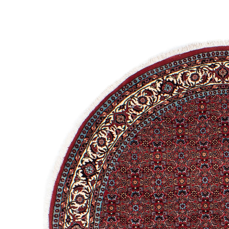 Tappeto Persero - Bidjar rotondo  - 160 x 160 cm - rosso scuro