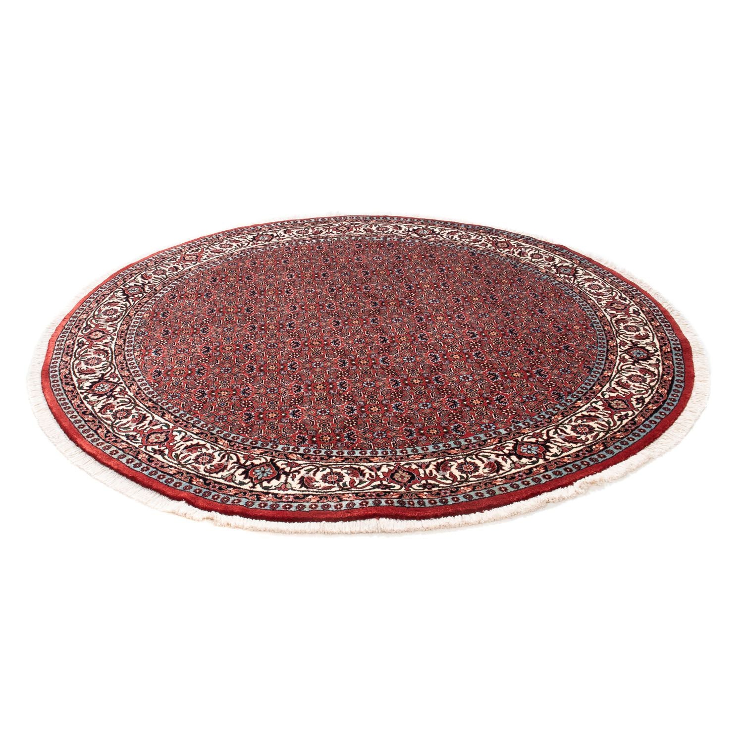 Tappeto Persero - Bidjar rotondo  - 160 x 160 cm - rosso scuro