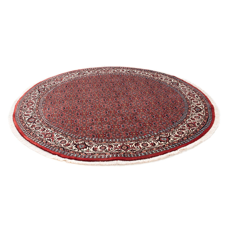 Tappeto Persero - Bidjar rotondo  - 160 x 160 cm - rosso scuro