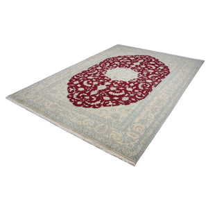 Tappeto Persero - Nain - 290 x 198 cm - rosso scuro