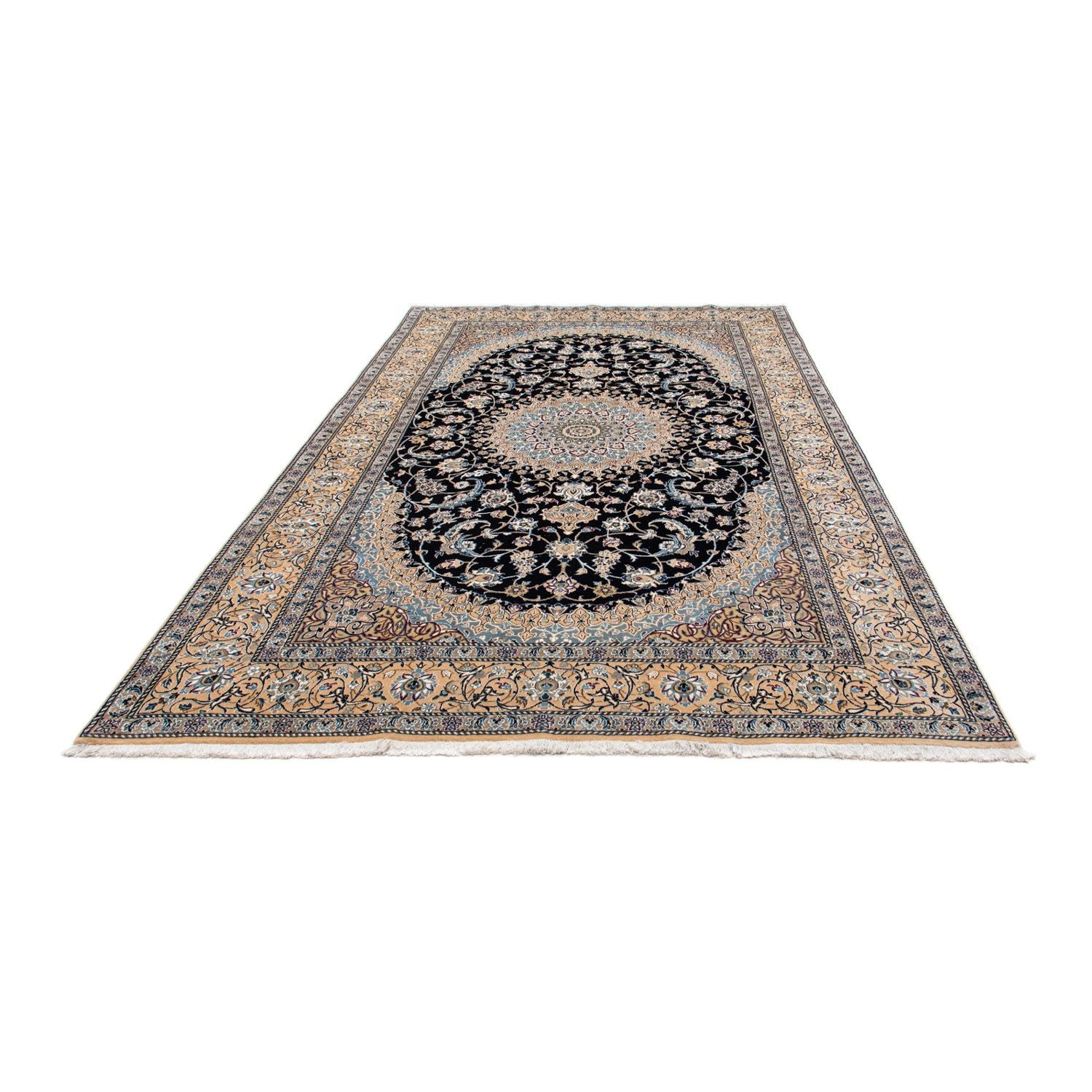 Tappeto Persero - Nain - Premio - 317 x 193 cm - nero