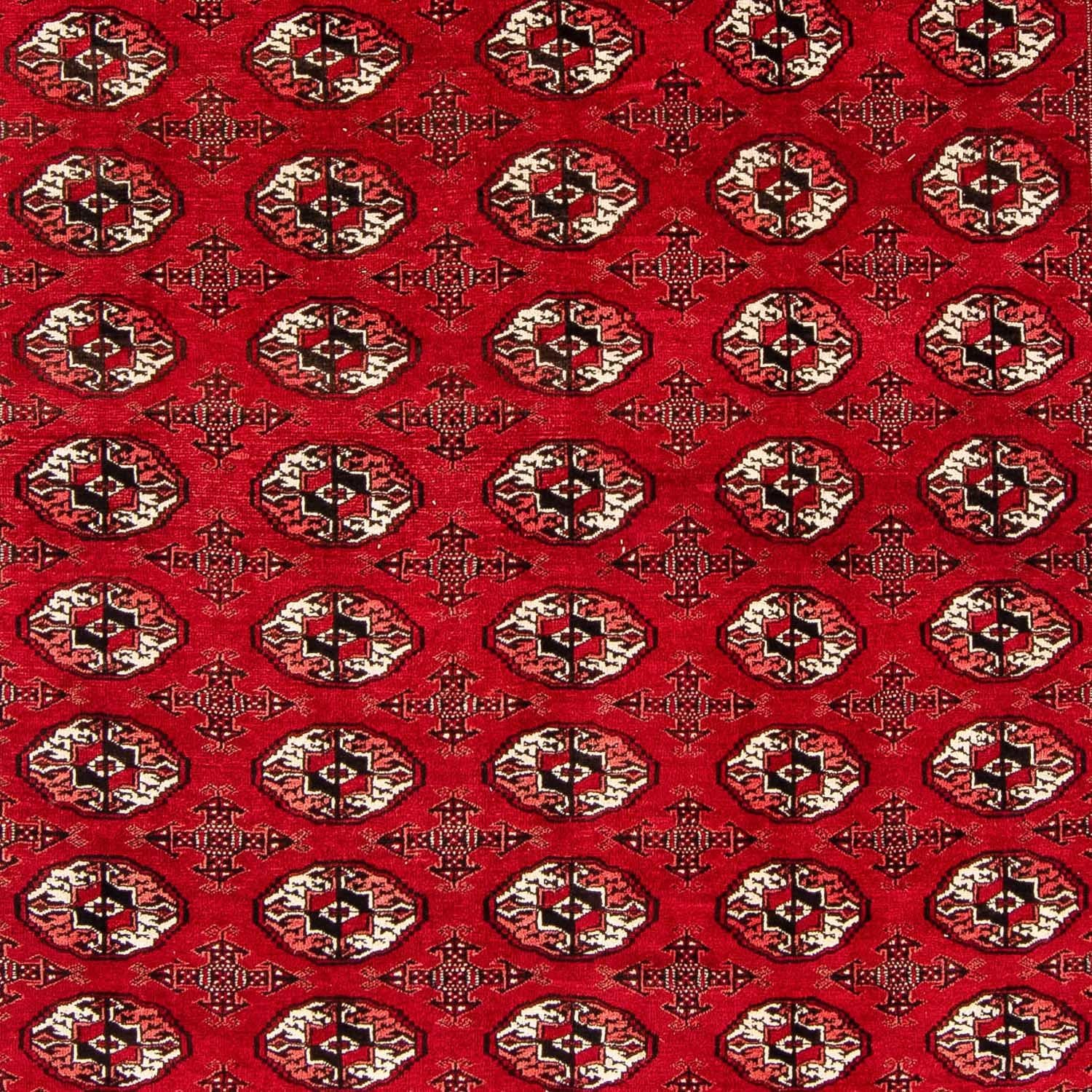 Tappeto Turkaman - 368 x 248 cm - rosso scuro