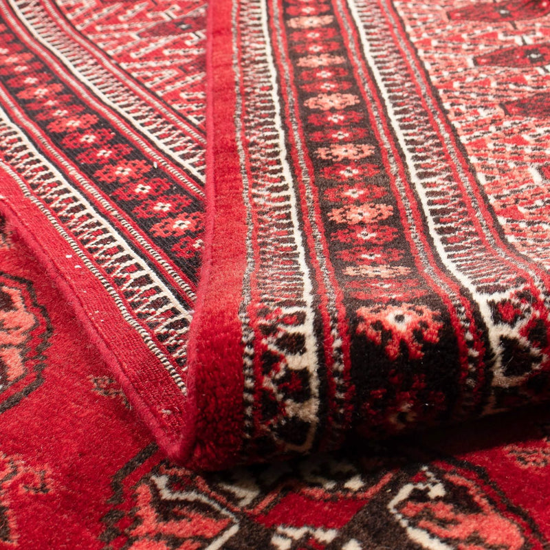 Tappeto Turkaman - 368 x 248 cm - rosso scuro